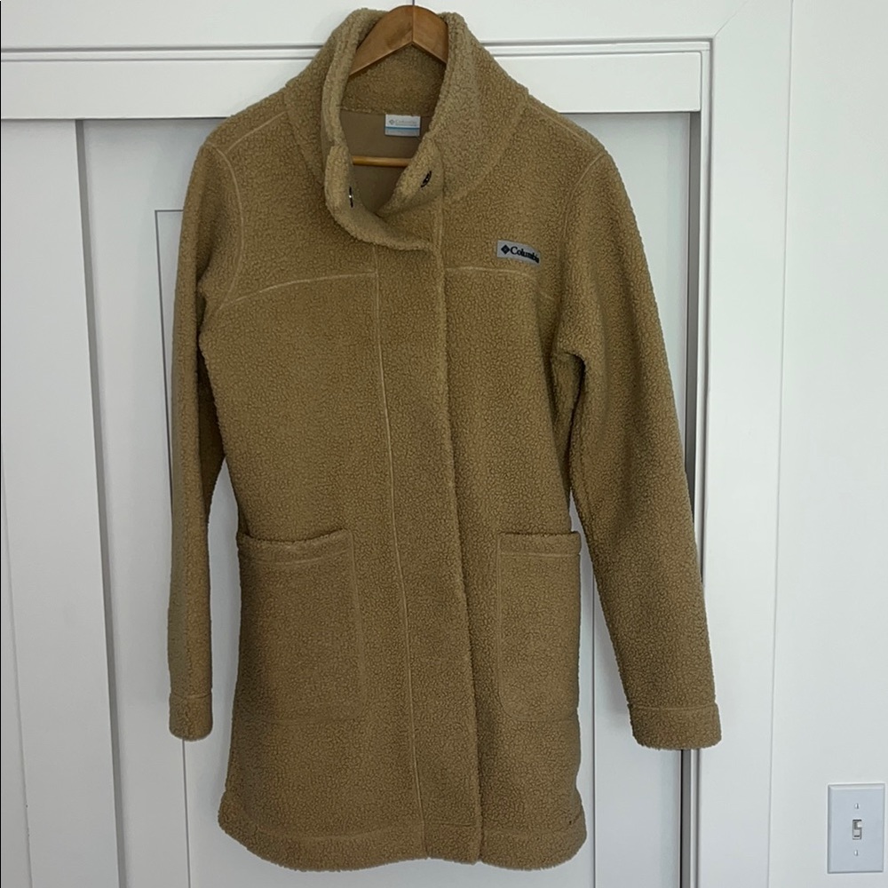 Columbia Camel Teddy Fleece Coat